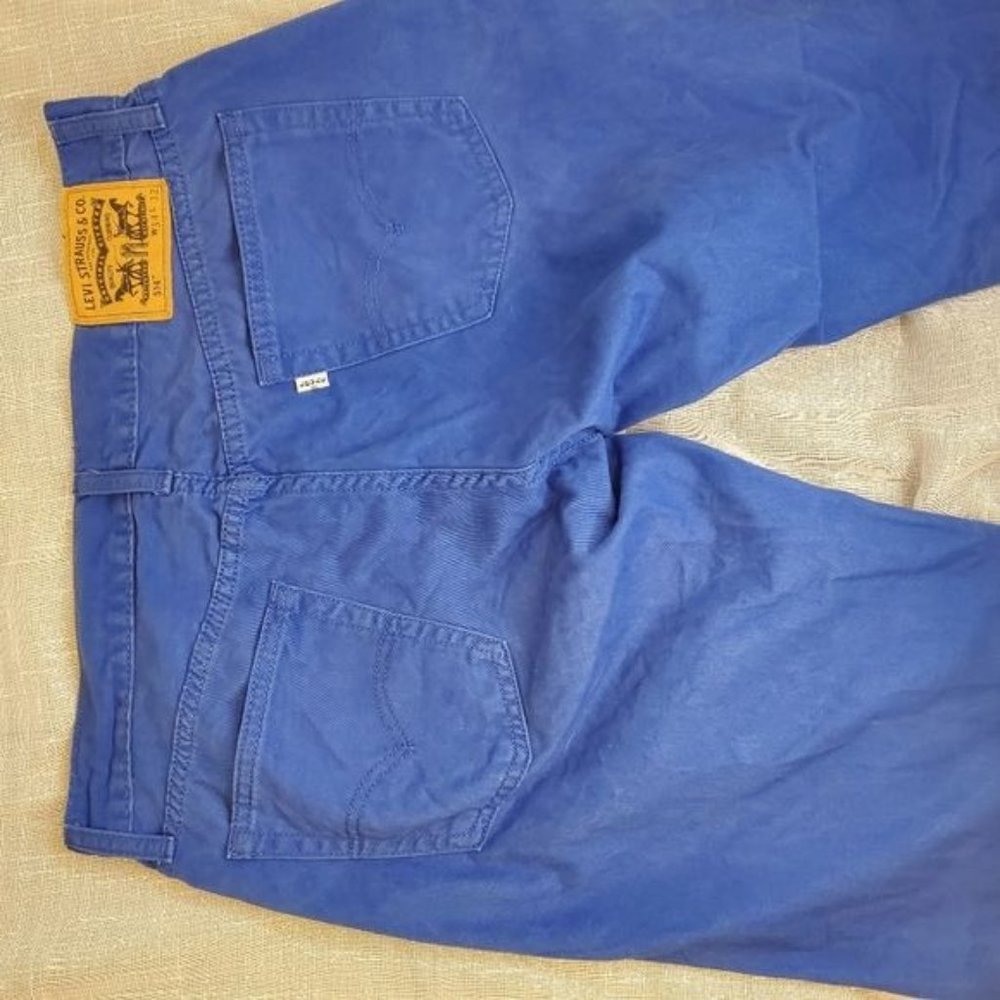 Levi Strauss & Co Men's 514 Straight Fit-Jeans, Electric Blue. Size 38x29 - Picture 4 of 13